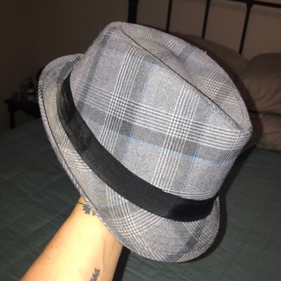 ‼️SOLD‼️✨Unisex Plaid Fedora Hat - Picture 2 of 5